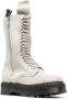 Rick Owens x Dr. Martens Quad sole calf-length boots Grey - Thumbnail 2