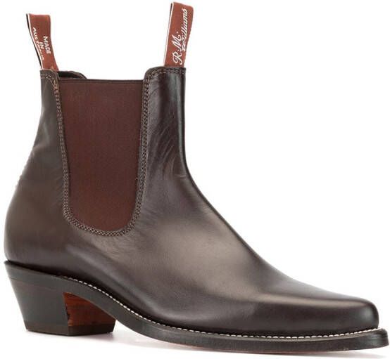 R.M.Williams Millicent point-toe chelsea boots Brown