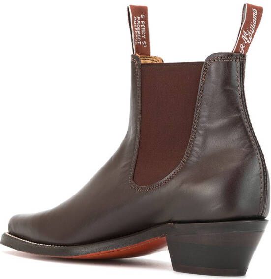 R.M.Williams Millicent point-toe chelsea boots Brown