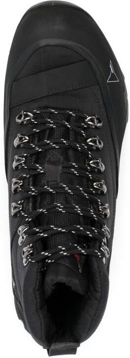 ROA Andreas Strap lace-up ankle boots Black