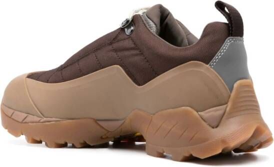 ROA Cingino panelled-design sneakers Brown