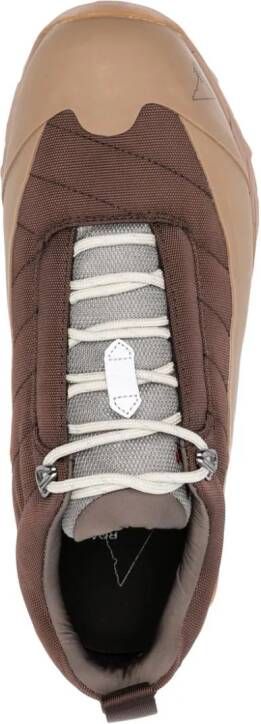 ROA Cingino panelled-design sneakers Brown
