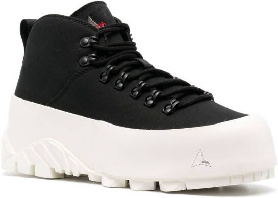 ROA lace-up hiking boots Black