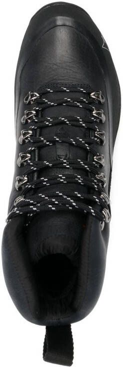 ROA lace-up leather boots Black