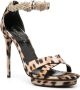 Roberto Cavalli 125mm leopard-print sandals Neutrals - Thumbnail 2