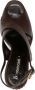 Roberto Cavalli 165mm leather platform sandals Brown - Thumbnail 4