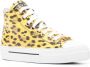 Roberto Cavalli animal-print hi-top sneakers Yellow - Thumbnail 2