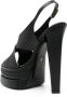 Roberto Cavalli braid-detailing platform sandals Black - Thumbnail 3