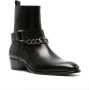 Roberto Cavalli chain-link leather boots Black - Thumbnail 2