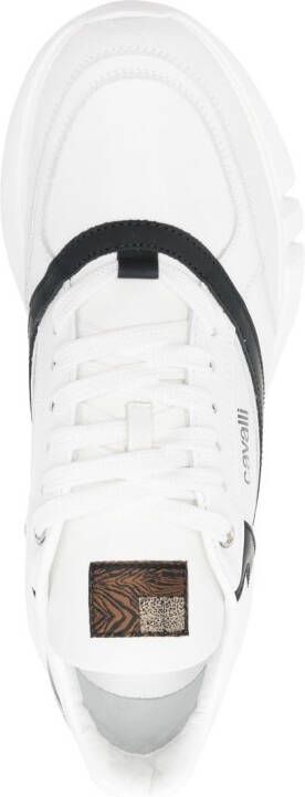 Roberto Cavalli chunky sole low-top sneakers White