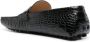 Roberto Cavalli embossed crocodile-effect leather loafers Black - Thumbnail 3