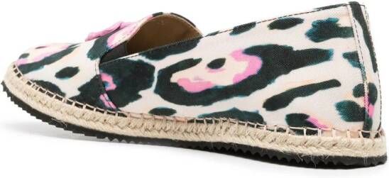 Roberto Cavalli graphic-print cotton espadrilles White