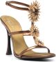Roberto Cavalli Jewel 110mm leather sandals Brown - Thumbnail 1
