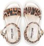 Roberto Cavalli Junior leopard-print leather sandals Neutrals - Thumbnail 3