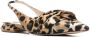 Roberto Cavalli knotted slingback pumps Brown - Thumbnail 2