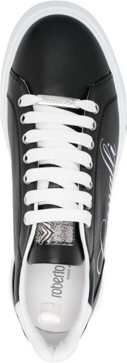 Roberto Cavalli lace-up low-top sneakers Black