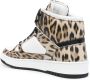 Roberto Cavalli leopard-print high-top sneakers White - Thumbnail 3