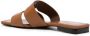Roberto Cavalli logo-embossed leather sandals Brown - Thumbnail 3