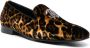 Roberto Cavalli logo-embroidered leather loafers Black - Thumbnail 2