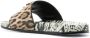 Roberto Cavalli logo-plaque leather slides White - Thumbnail 3