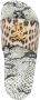 Roberto Cavalli logo-plaque leather slides White - Thumbnail 4