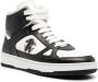 Roberto Cavalli logo-plaque leather sneakers White - Thumbnail 2