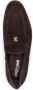 Roberto Cavalli logo-plaque suede loafers Brown - Thumbnail 4