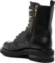 Roberto Cavalli logo-print leather boots Black - Thumbnail 3