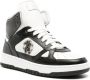 Roberto Cavalli Mirror Snake-embellished leather sneakers Black - Thumbnail 2