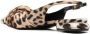 Roberto Cavalli Pettegole leopard-print slingback ballerinas Neutrals - Thumbnail 3