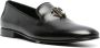 Roberto Cavalli RC-plaque leather loafers Black - Thumbnail 2
