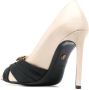 Roberto Cavalli ribbon-embellished pointed toe pumps Neutrals - Thumbnail 3