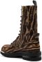 Roberto Cavalli tiger-print ankle boots Brown - Thumbnail 3