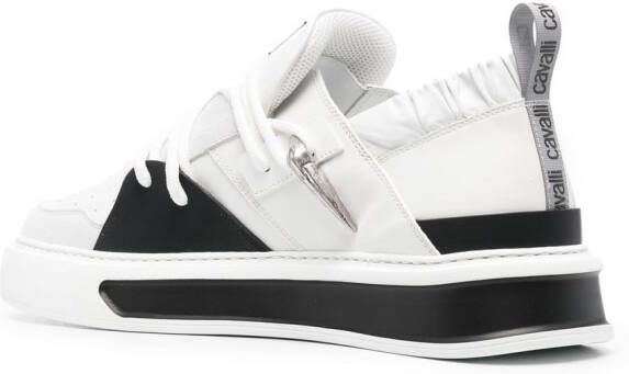 Roberto Cavalli Tiger Tooth low-top sneakers White