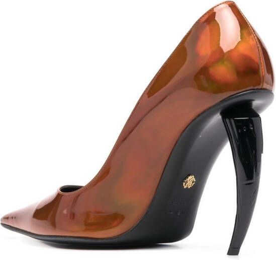 Roberto Cavalli Tiger Tooth pumps Orange