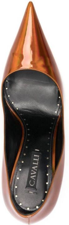 Roberto Cavalli Tiger Tooth pumps Orange