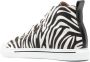 Roberto Cavalli zebra-print leather sneakers White - Thumbnail 3