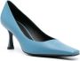 Roberto Festa 80mm pointed-toe leather pumps Blue - Thumbnail 2
