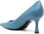 Roberto Festa 80mm pointed-toe leather pumps Blue - Thumbnail 3