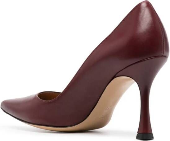 Roberto Festa 95mm pointed leather pumps Red