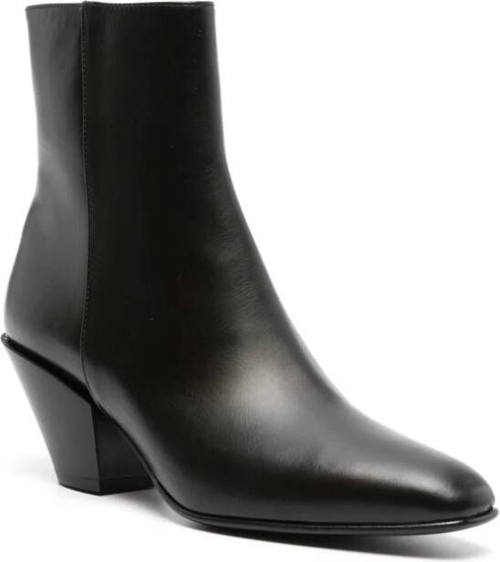 Roberto Festa Allyk 70mm ankle leather boots Black