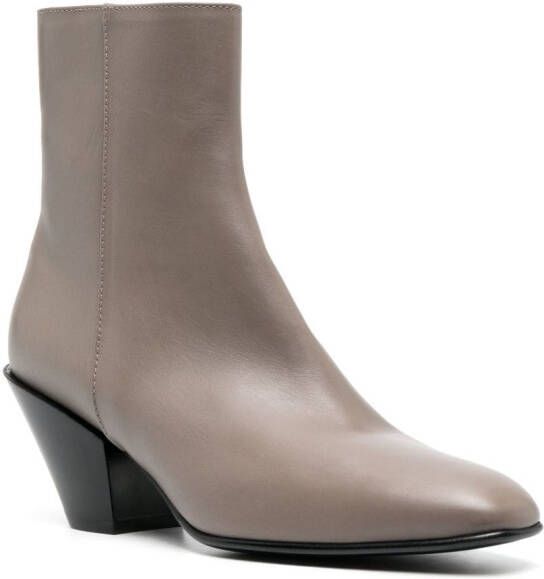 Roberto Festa Allyk 80mm leather ankle boots Grey