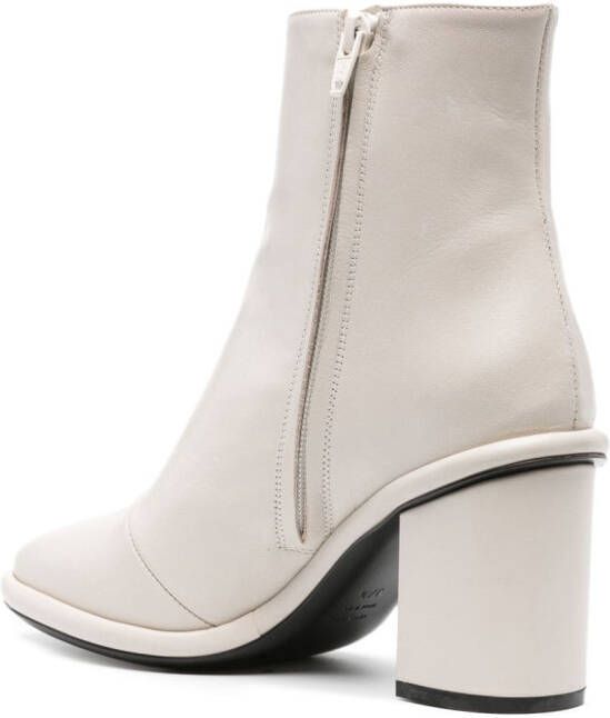 Roberto Festa Commy 70mm leather ankle boots Neutrals