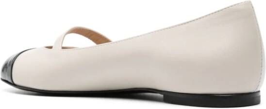 Roberto Festa Divy leather ballerina shoes White