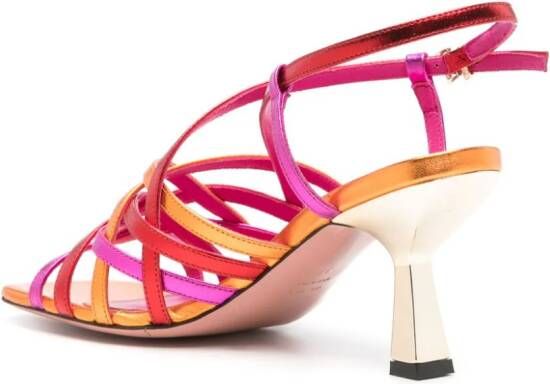 Roberto Festa Dream 75mm leather sandals Pink