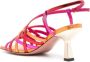 Roberto Festa Dream 75mm leather sandals Pink - Thumbnail 3