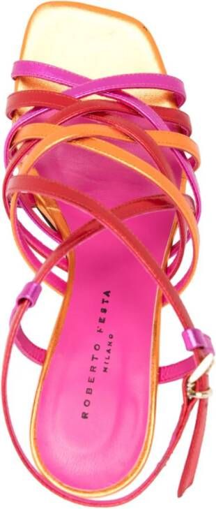 Roberto Festa Dream 75mm leather sandals Pink