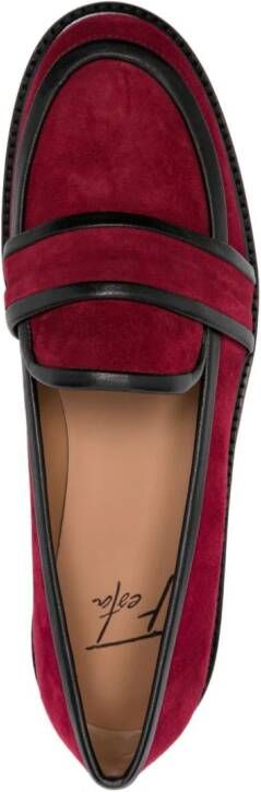 Roberto Festa Every leather loafers Red