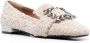 Roberto Festa Felisa crystal-embellished tweed loafers White - Thumbnail 2