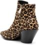 Roberto Festa Frediana leopard-print 65mm boots Brown - Thumbnail 3